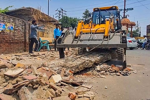 Anti-encroachment drive in Sambhal