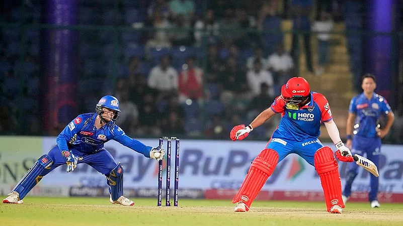 Still from Delhi Capitals vs Mumbai Indians, IPL 2025 match