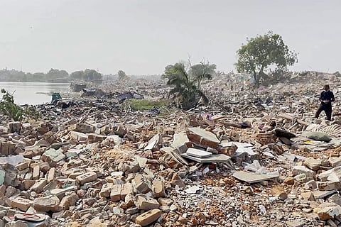 Anti-encroachment drive in Ahmedabad