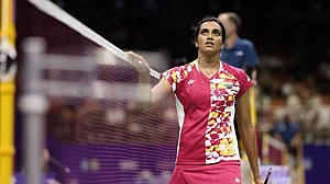 | Photo: X/India All Sports : File Photo of PV Sindhu.