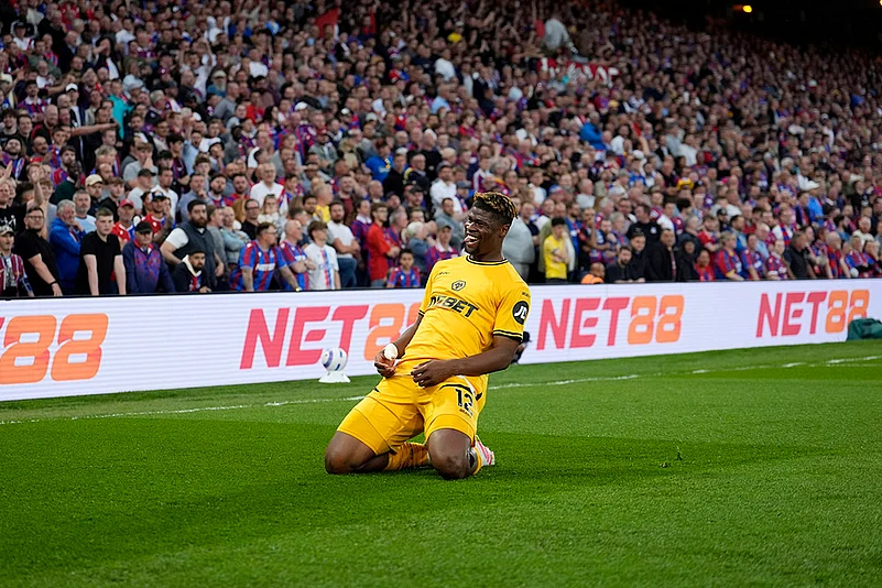 Premier League Soccer Crystal Palace vs Wolverhampton Wanderers: Emmanuel Agbadou