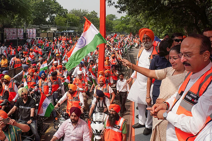 Khalsa Tiranga Rally in Delhi
