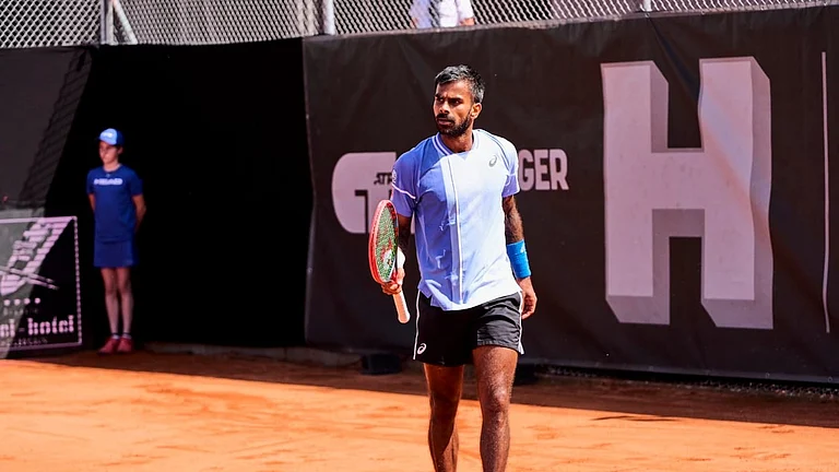 Indian tennis player Sumit Nagal. - Photo: X | India All Sports