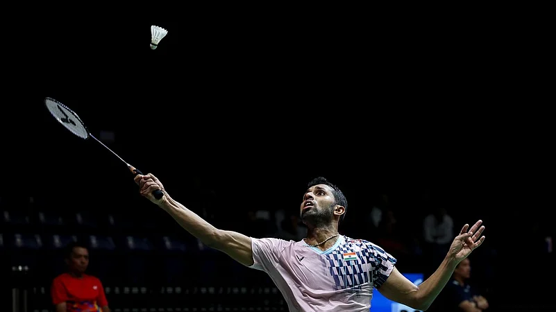 hs prannoy X badminton photo