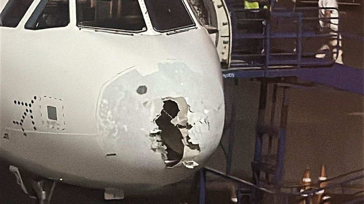 -PTI : Broken Noses, Panic As IndiGo Flight Encounters Turbulence On Way To Srinagar