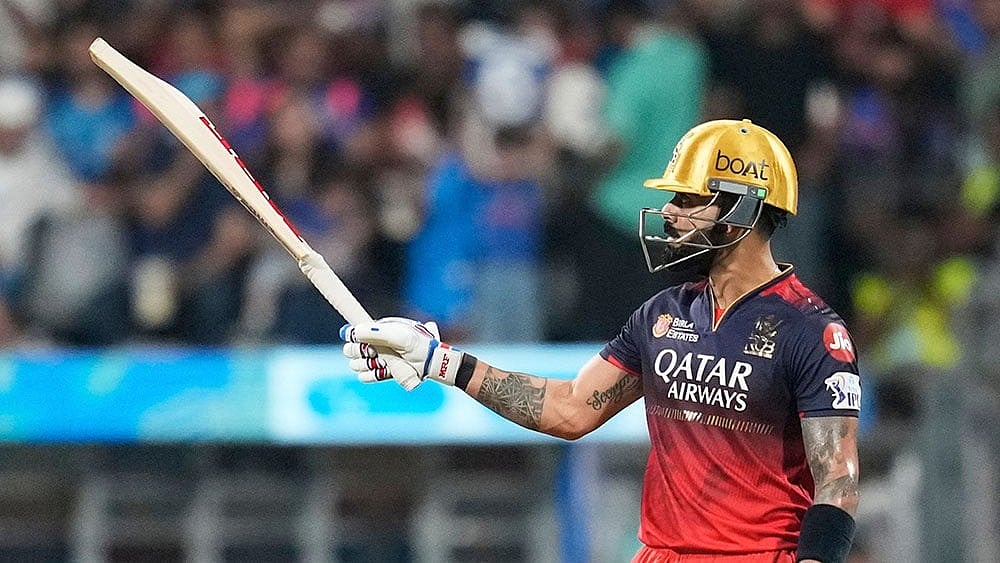 Photo: AP/Rafiq Maqbool : IPL: RCB batter Virat Kohli.