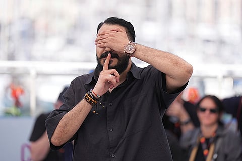 Cannes 2025, Day 9: Morad Mostafa during Aisha Can't Fly Away photo call