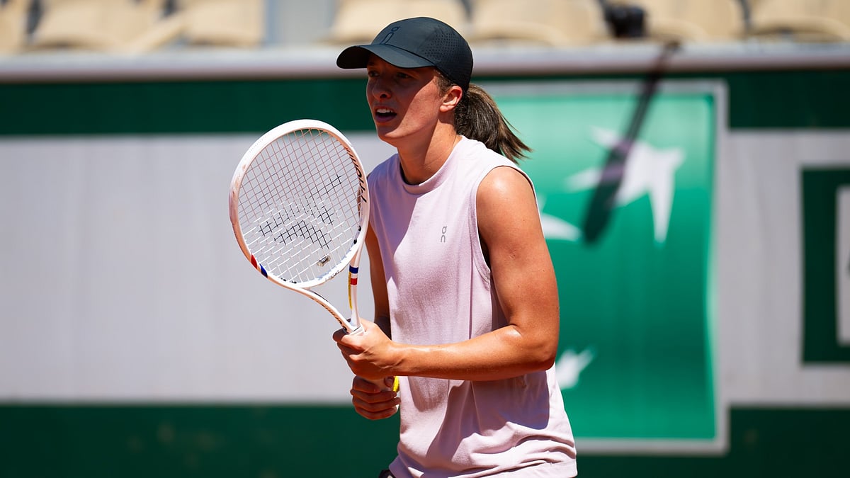 Reigning French Open champion Iga Swiatek