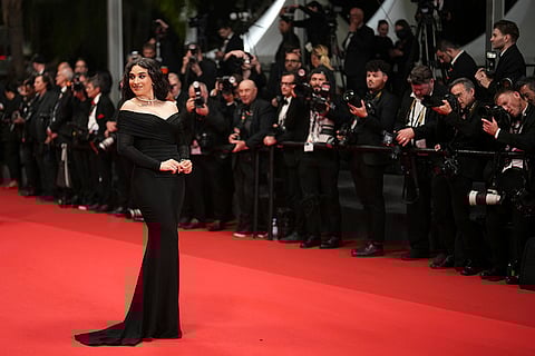 Cannes 2025, Day 9: Camelia Jordana during Sentimental Value premiere