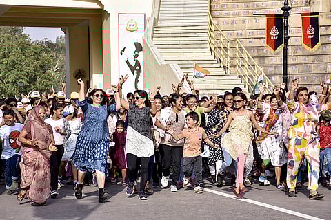 Retreat ceremony resumes at Attari