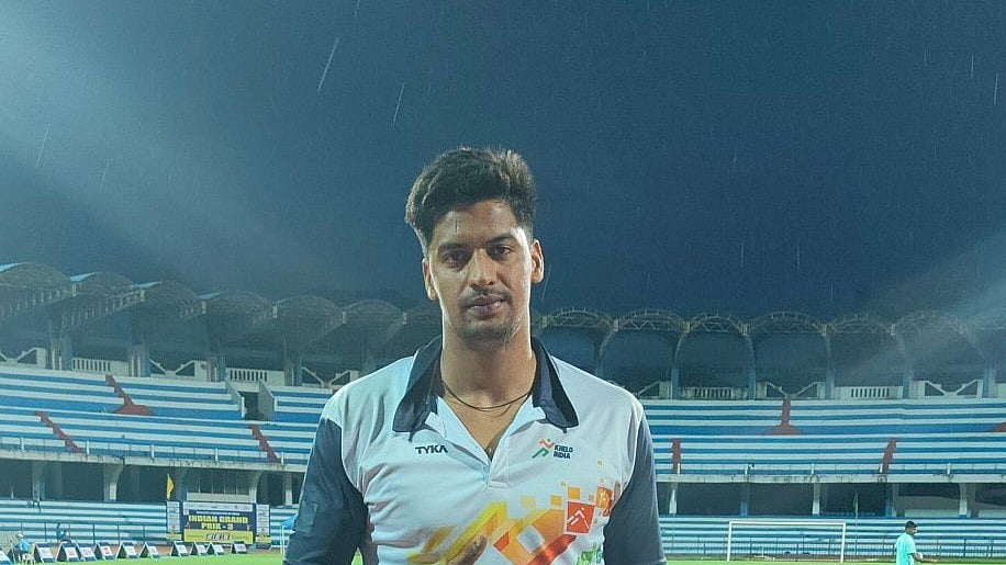 Photo: X | Sachin Yadav : Uttar Pradesh's javelin thrower Sachin Yadav.