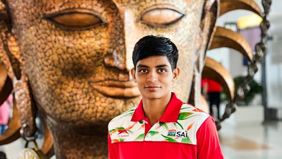 Photo: X | Inspire Institute of Sports : Indian boxer Sanju.