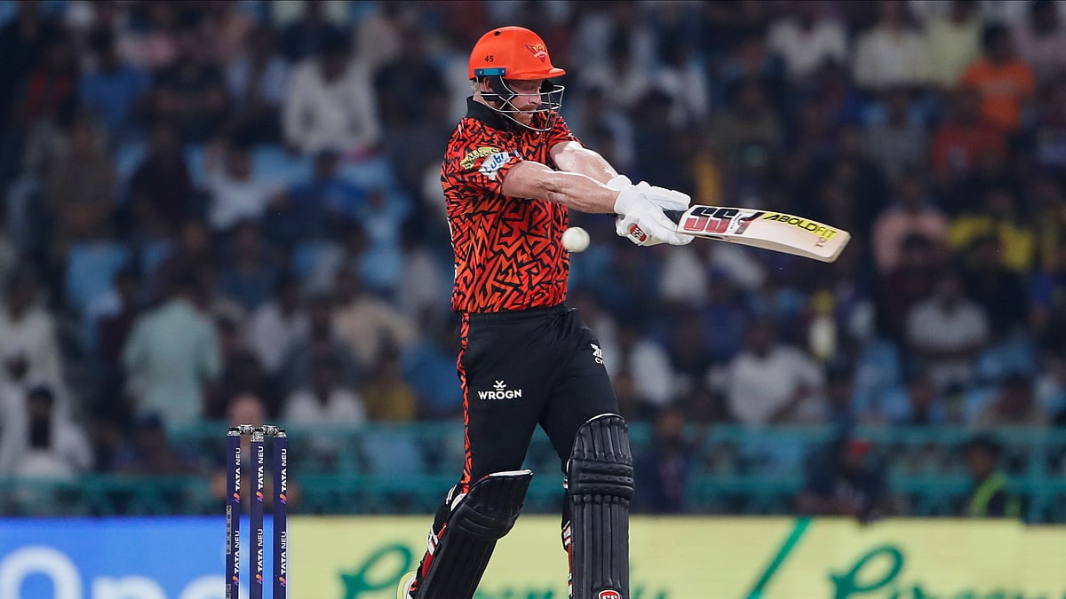 AP Photo : Sunrisers Hyderabad's Heinrich Klaasen bats during the Indian Premier League cricket match between Lucknow Super Giants and Sunrisers Hyderabad at Atal Bihari Vajpayee Ekana Cricket Stadium in Lucknow.