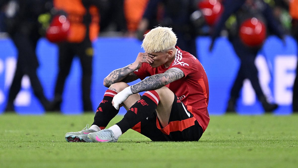 Alejandro Garnacho after the Europa League final