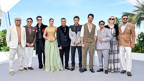 Cast and crew at the Cannes photo-call