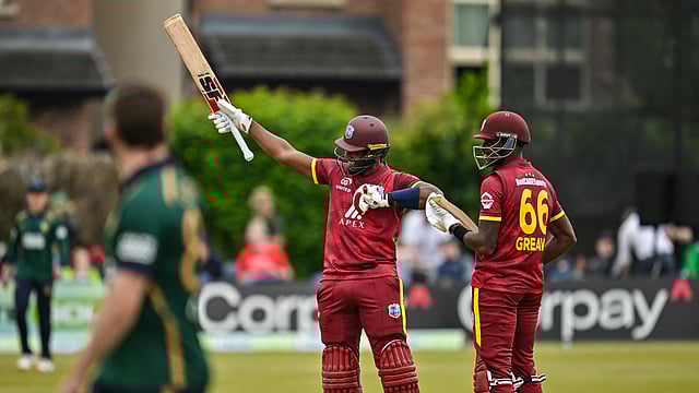 IRE Vs WI, 2nd ODI: Matthew Forde Equals Fastest Fifty Before Rain Forces Abandonment