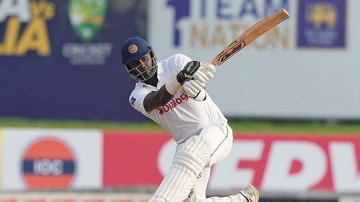 Sri Lanka and Australia Cricket SL Vs AUS 2nd Test Day 3 photos from Galle: Angelo Mathews