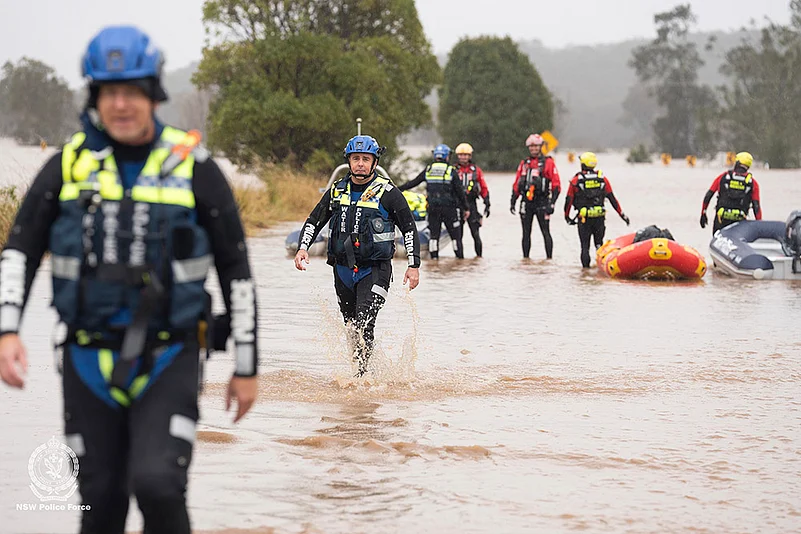 Australia severe weather flooding in NSW: Taree Floods