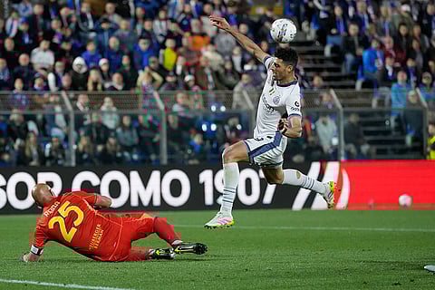 Serie A soccer match: Inter Milan vs Como