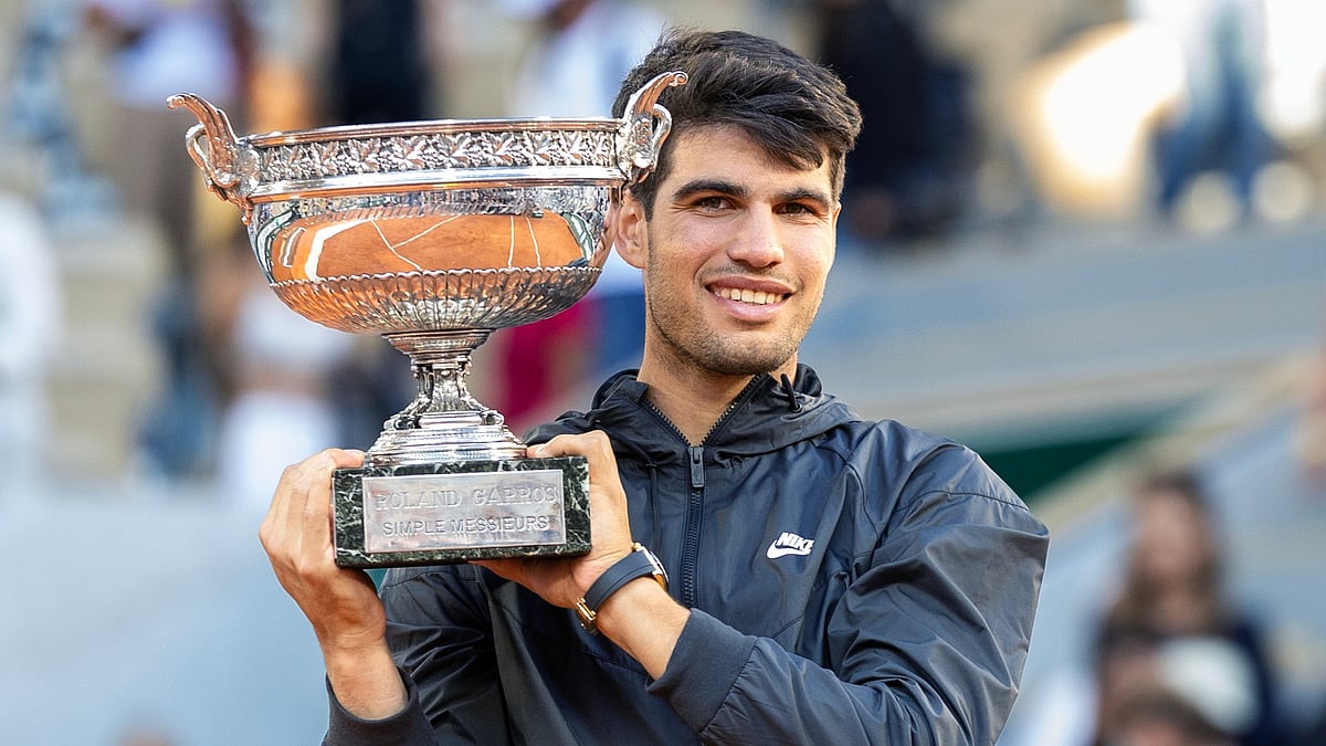 Reigning French Open champion Carlos Alcaraz