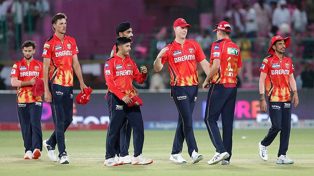 | Photo: AP/Surjeet Yadav : IPL 2025: Punjab Kings playing against Rajasthan Royals.