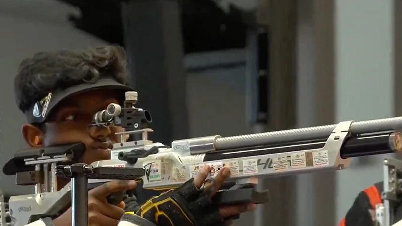 Indian shooter Naraen Pranav