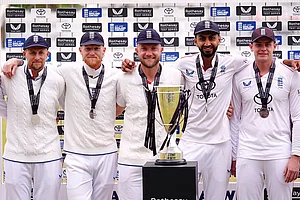 | Photo: Mike Egerton/PA via AP : England vs Zimbabwe: One-Off Test Cricket Day 3