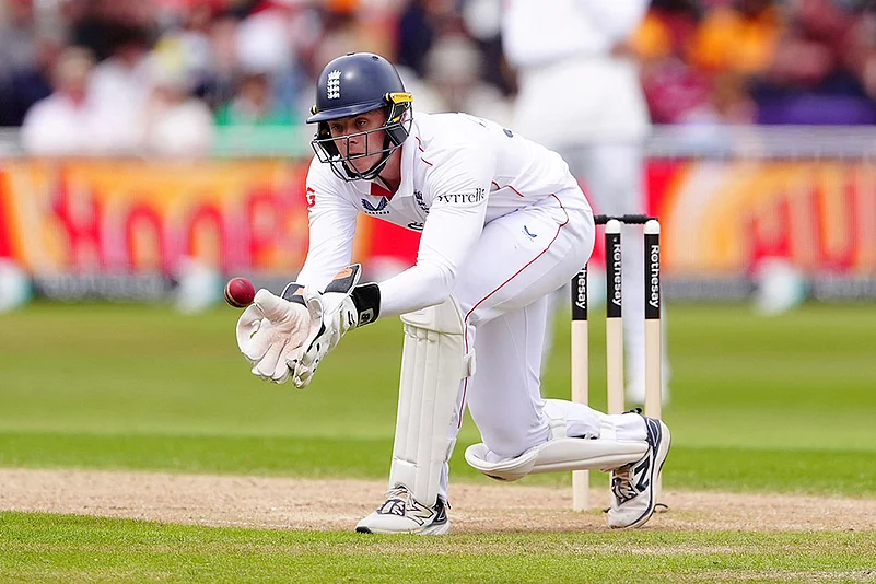 England vs Zimbabwe One-Off Test Cricket Day 3 at Trent Bridge, Nottingham: Jamie Smith