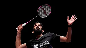File/AP : IND Vs CAN Highlights, Thomas Cup 2026: Kidambi Srikanth defeated Joshua Nguyen in Match 5, India Win 4-1.