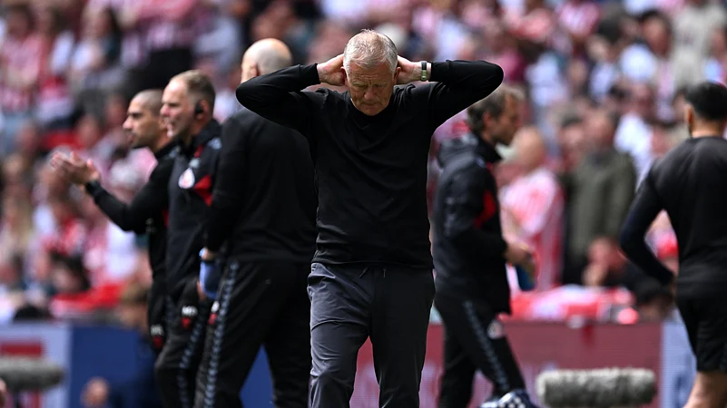 Chris Wilder at the Championship play-off final