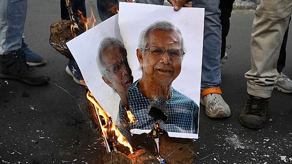 Muhammad Yunus is under pressure from political rivals and a restless army, Bangladesh’s interim government faces a three-way standoff that could derail its fragile transition to democracy - Getty Images