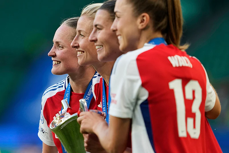 Portugal Soccer Womens Champions League Final Arsenal vs FC Barcelona: Leah Williamson