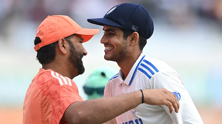 Shubman Gill and Rohit Sharma - null