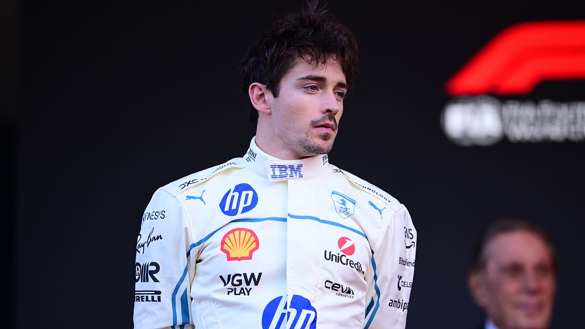 Charles Leclerc at the Monaco Grand Prix