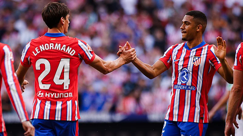 Atletico Madrid vs Real Betis: Robin Le Normand Samuel Lino X