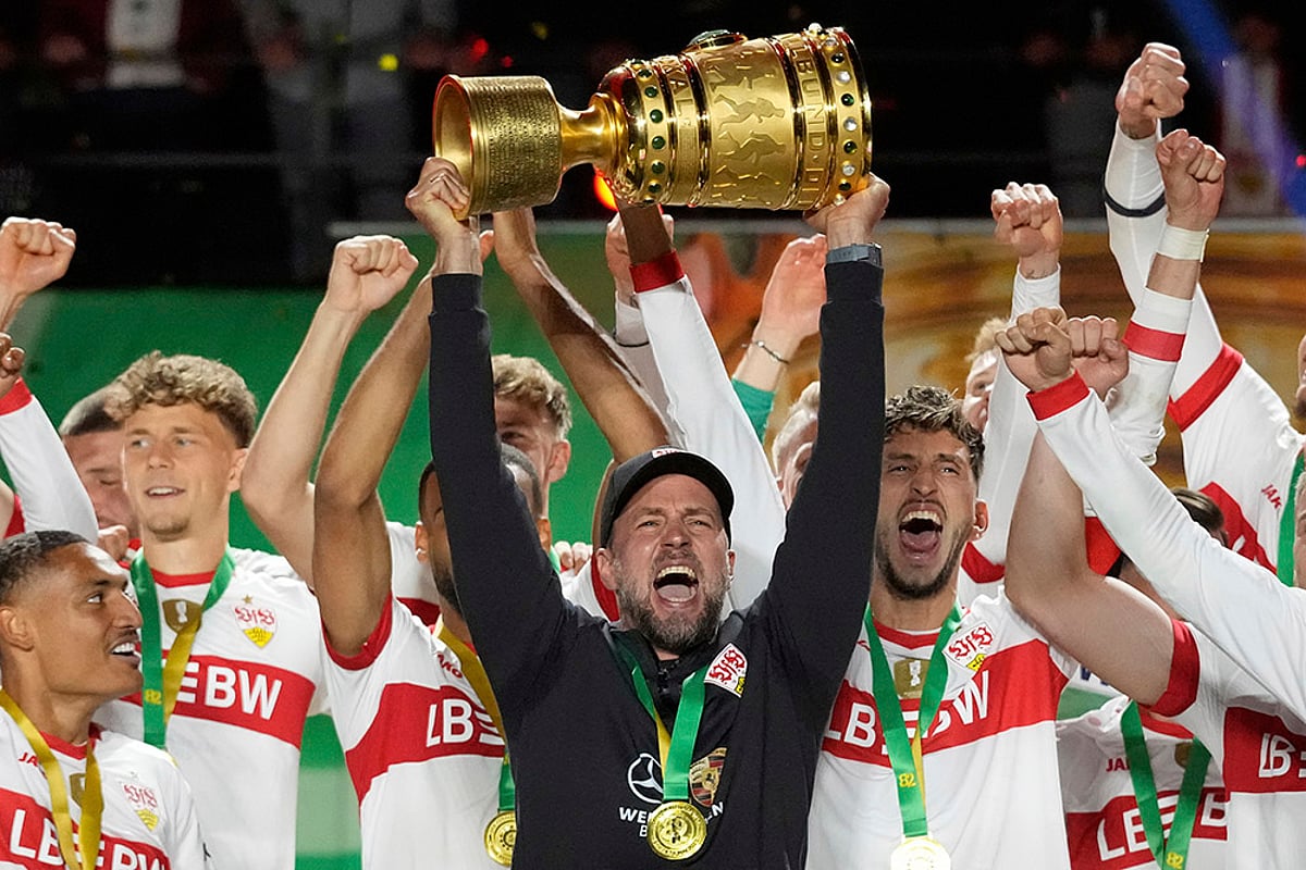 Germany Soccer Cup DFB-Pokal Final Arminia Bielefeld vs VfB Stuttgart: Sebastian Hoeness