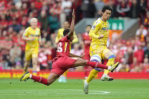 English Premier League Soccer Match: Crystal Palace vs Liverpool