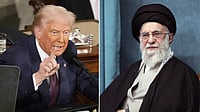 AP : US President Donald Trump (L) and Iran's Supreme Leader Ayatollah Ali Khamenei (R)