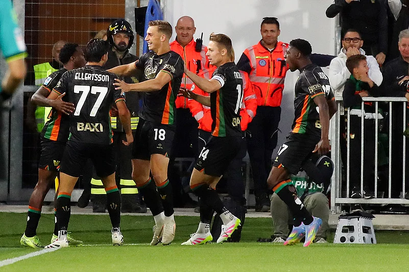 Italy Soccer Serie A Venezia vs Juventus match photo