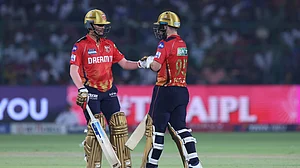 Josh Inglis and Priyansh Arya both scored half-centuries for Punjab Kings