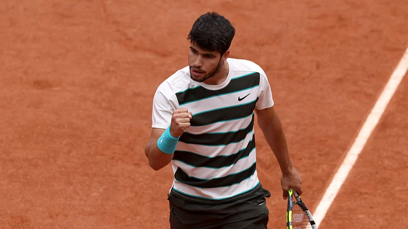 Carlos Alcaraz is into the French Open second round