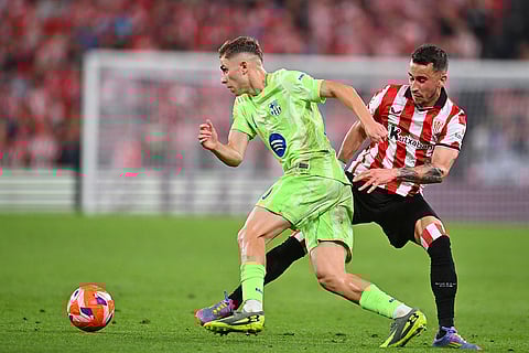 La Liga Soccer Match: Athletic Bilbao vs Barcelona