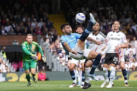 English Premier League Soccer Match: Fulham vs Manchester City