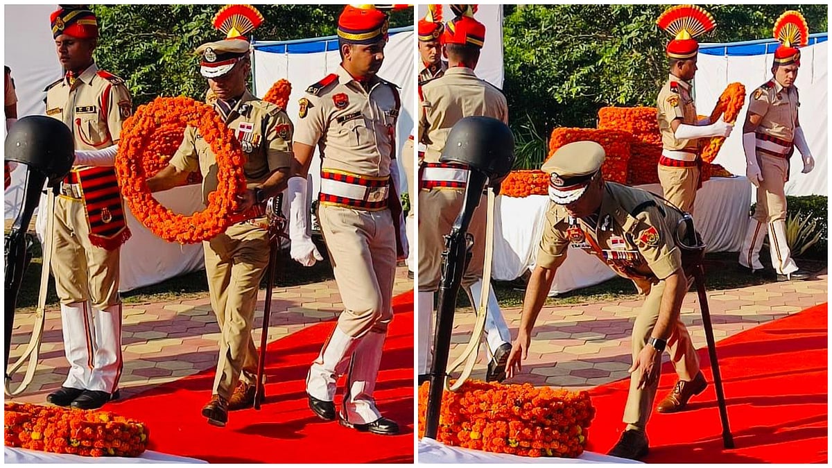 A moment of solemn tribute—reminding us that order, though often taken for granted, is preserved by those who quietly carry its weight.