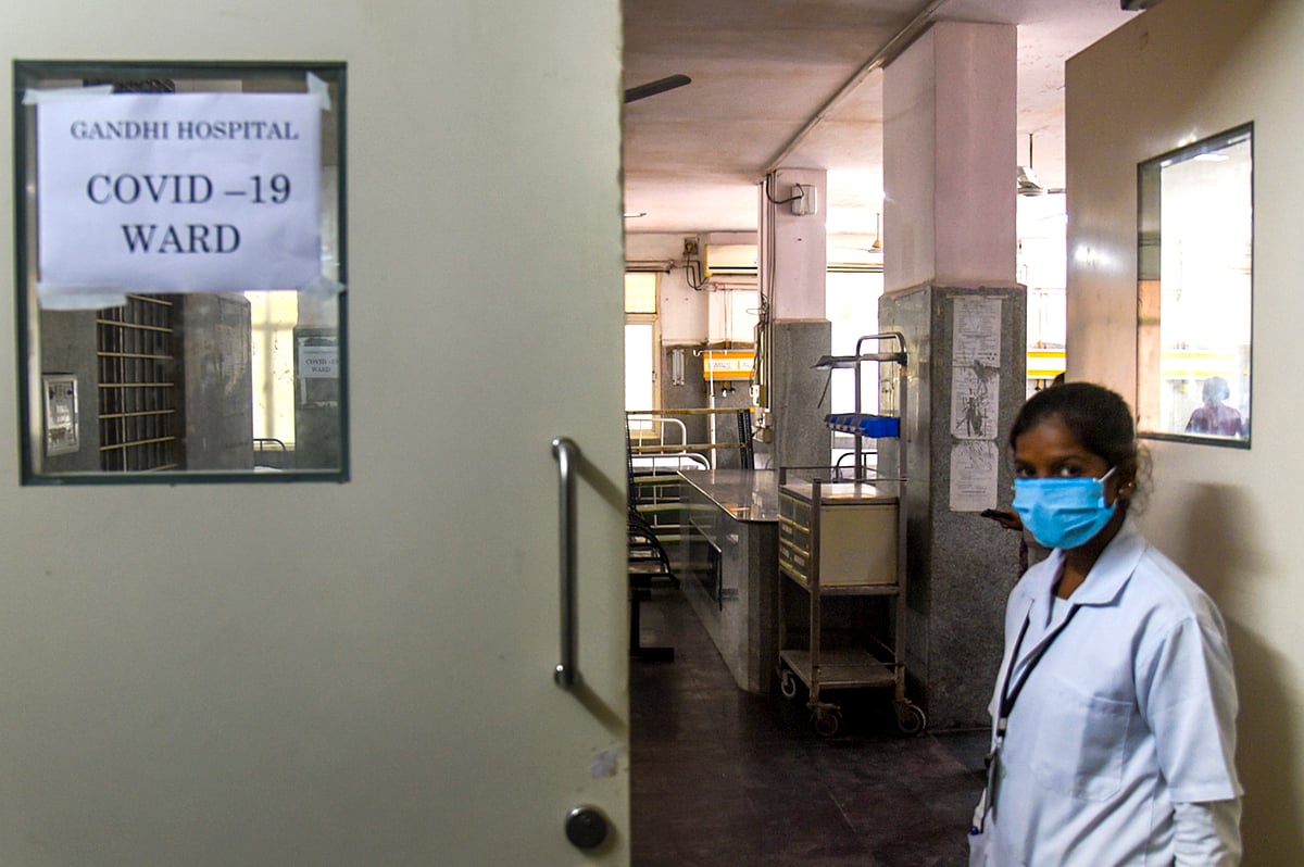 PTI : Preps for covid-19 at Hyderabad hospital