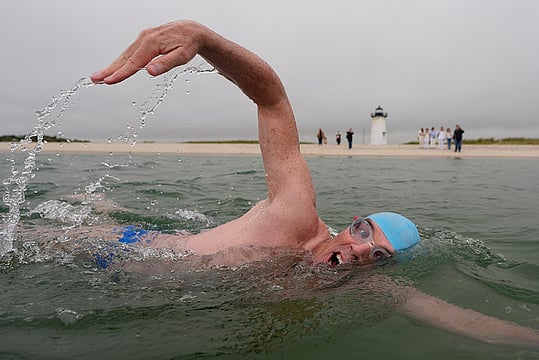 Jaws' 50th Anniversary: Swimmer Circumnavigates Martha's Vineyard To Raise Shark Awareness