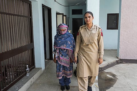 Nagpur's Sunita Jamgade at Attari