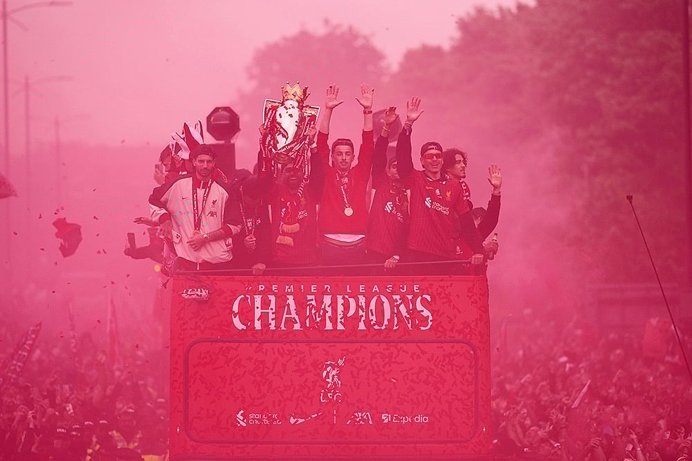 | Photo: AP/Jon Super : EPL 2024-25: Liverpool FC victory parade