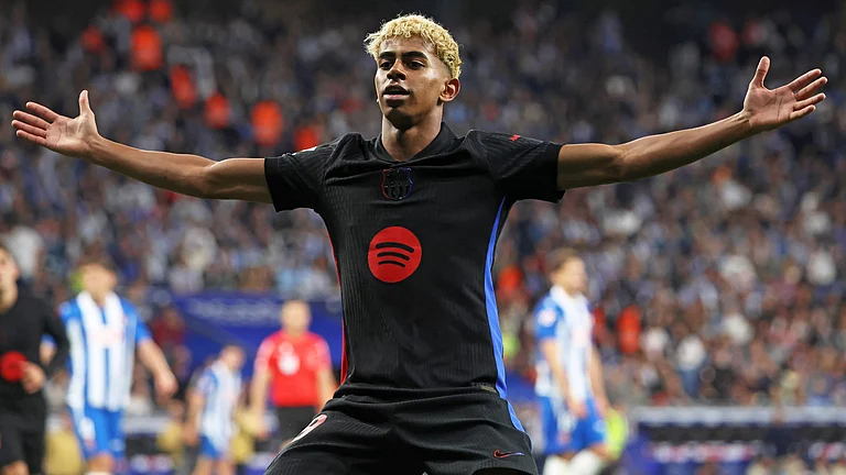 Barcelona star Lamine Yamal - null