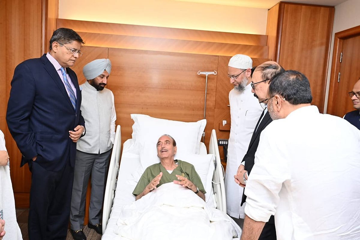 Former minister Ghulam Nabi Azad hospitalised mid-way of all-party delegations visit - X/@PandaJay